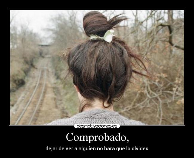 Comprobado, -