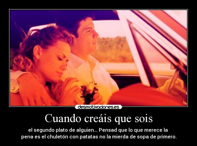 Cuando creáis que sois - 