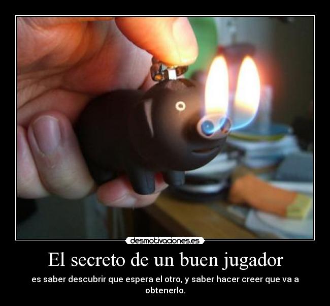 El secreto de un buen jugador - 