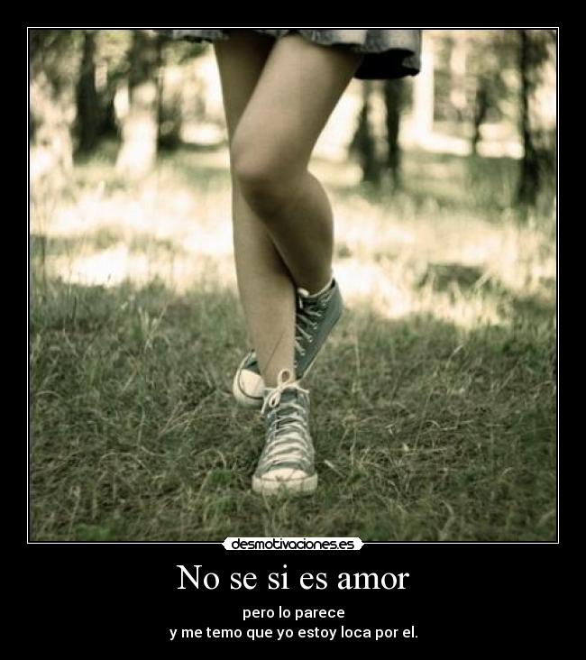 No se si es amor -