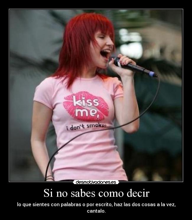 Si no sabes como decir - 