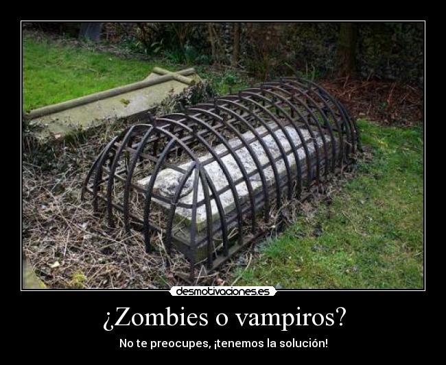 ¿Zombies o vampiros? - 