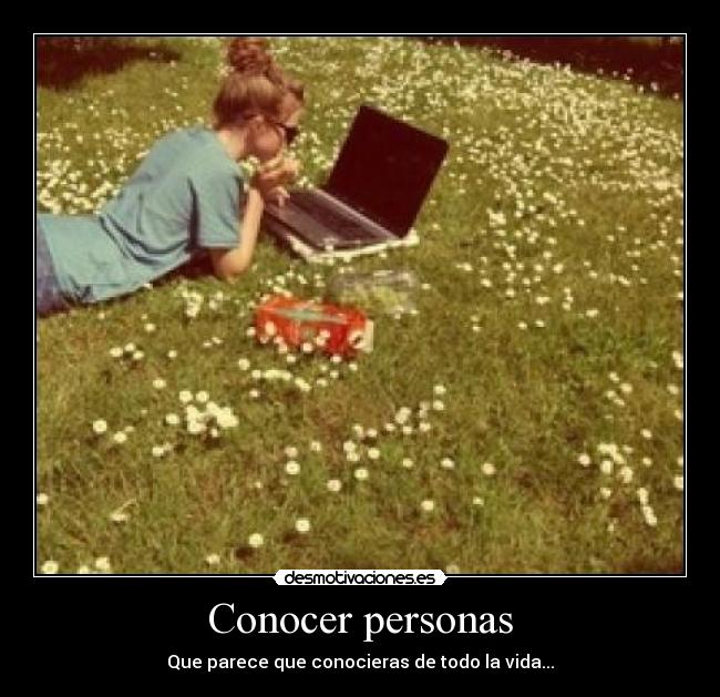 Conocer personas - 