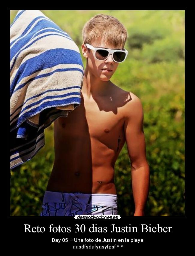 Reto fotos 30 dias Justin Bieber -