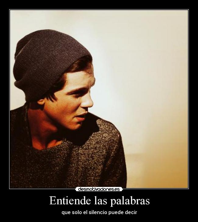 Entiende las palabras - que solo el silencio puede decir