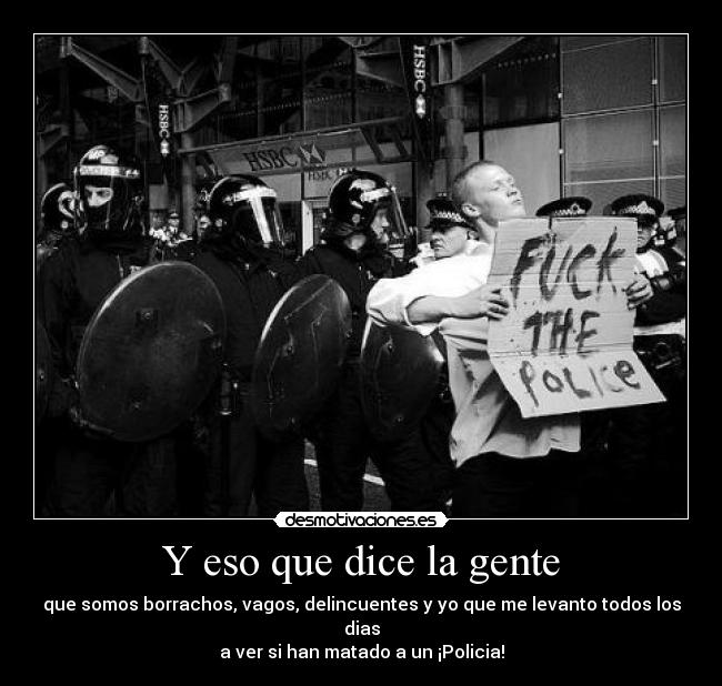 Y eso que dice la gente -