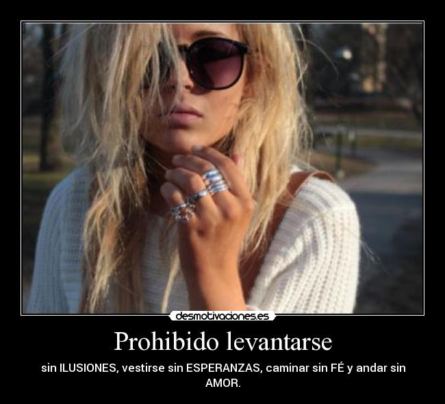 Prohibido levantarse - 