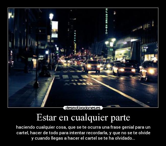 Estar en cualquier parte -