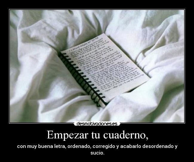 Empezar tu cuaderno, - 