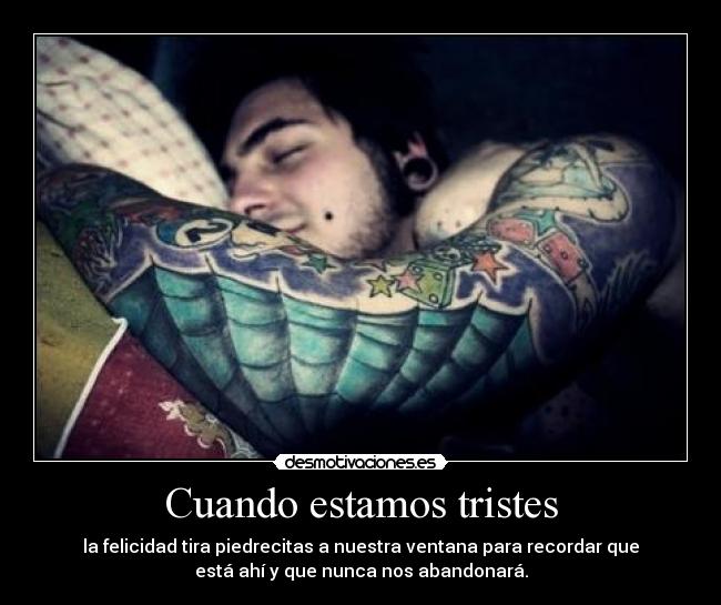 Cuando estamos tristes - 