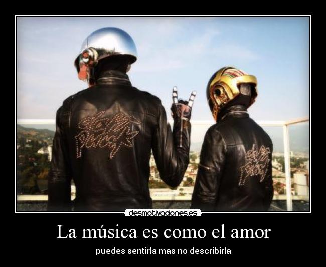 La música es como el amor -