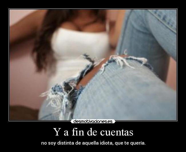 Y a fin de cuentas - 