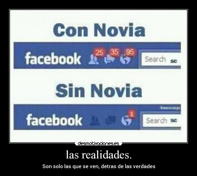 las realidades. -
