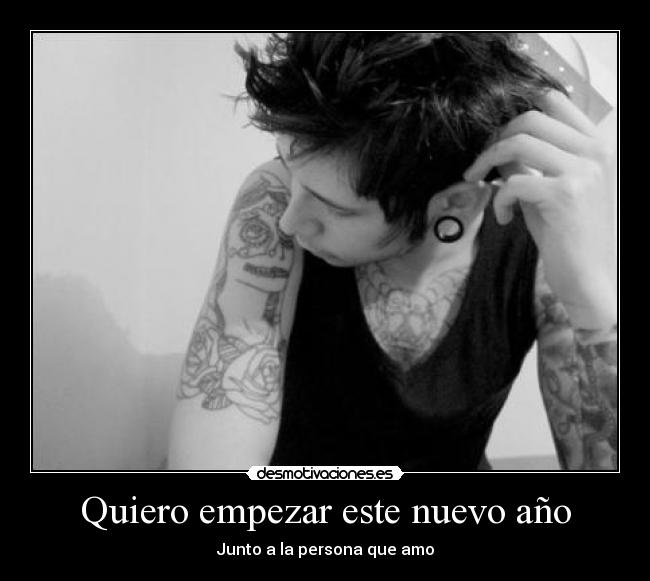 Quiero empezar este nuevo año -