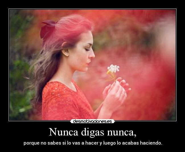 Nunca digas nunca, - 
