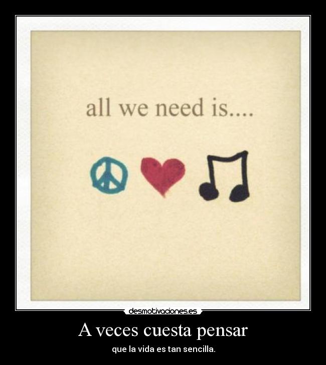 A veces cuesta pensar -