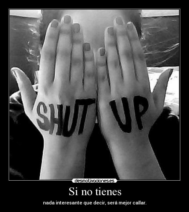 Si no tienes -