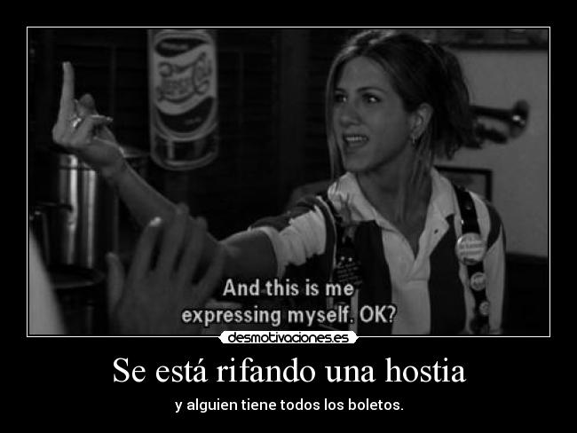 Se está rifando una hostia - y alguien tiene todos los boletos.