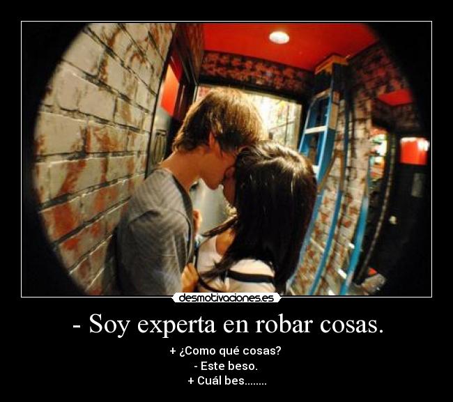 - Soy experta en robar cosas. -
