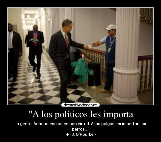 A los políticos les importa - 