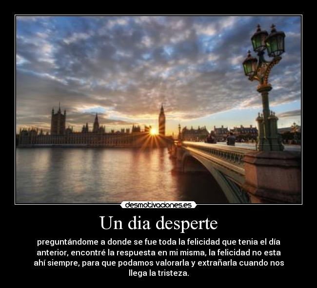 Un dia desperte - 