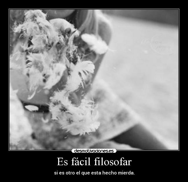 Es fácil filosofar - 
