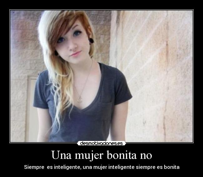 carteles mujer una mujer desmotivaciones