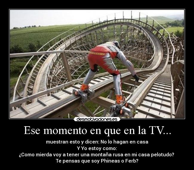 Ese momento en que en la TV... -