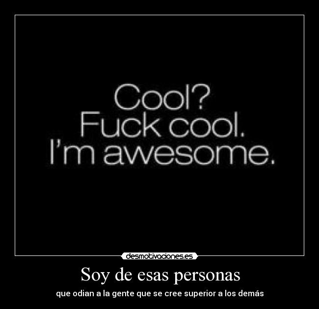 Soy de esas personas - 