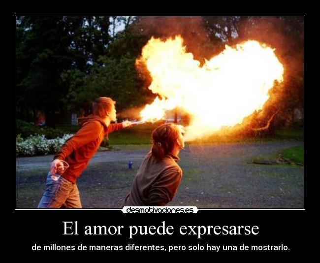 El amor puede expresarse - 