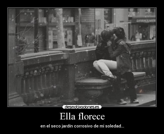 Ella florece -