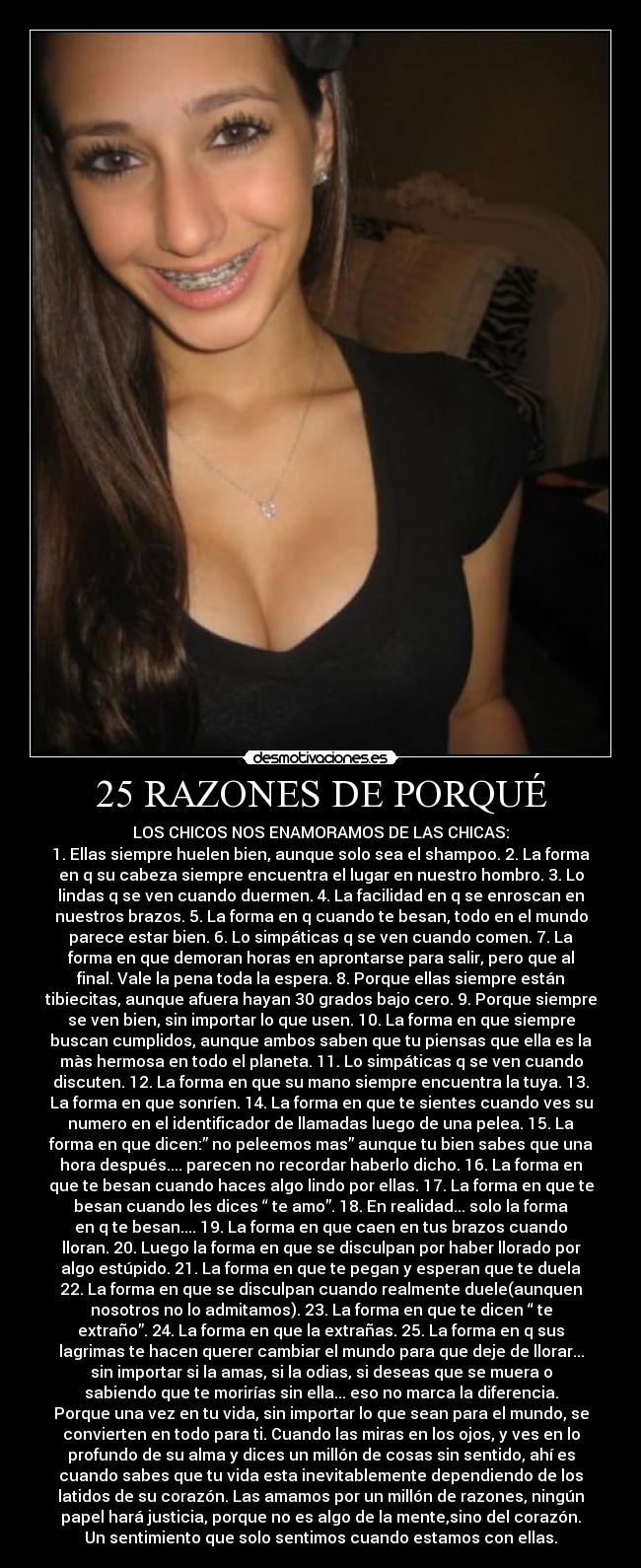 25 RAZONES DE PORQUÉ - 