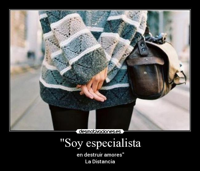 Soy especialista -
