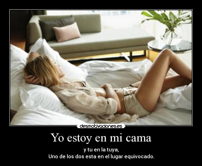 Yo estoy en mi cama - 