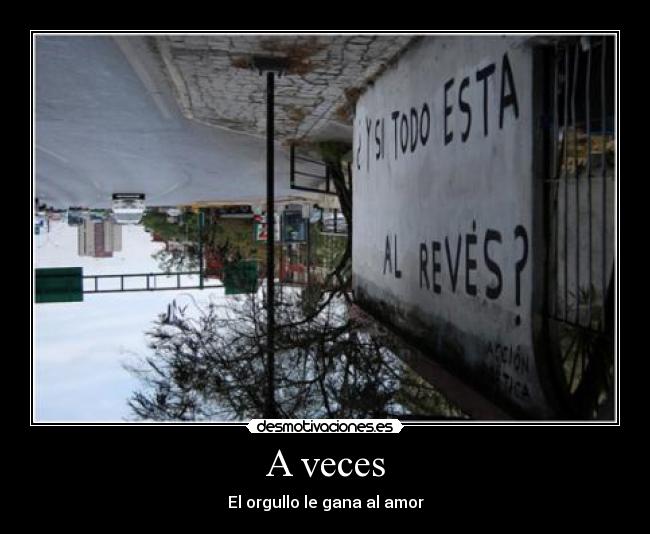 A veces -