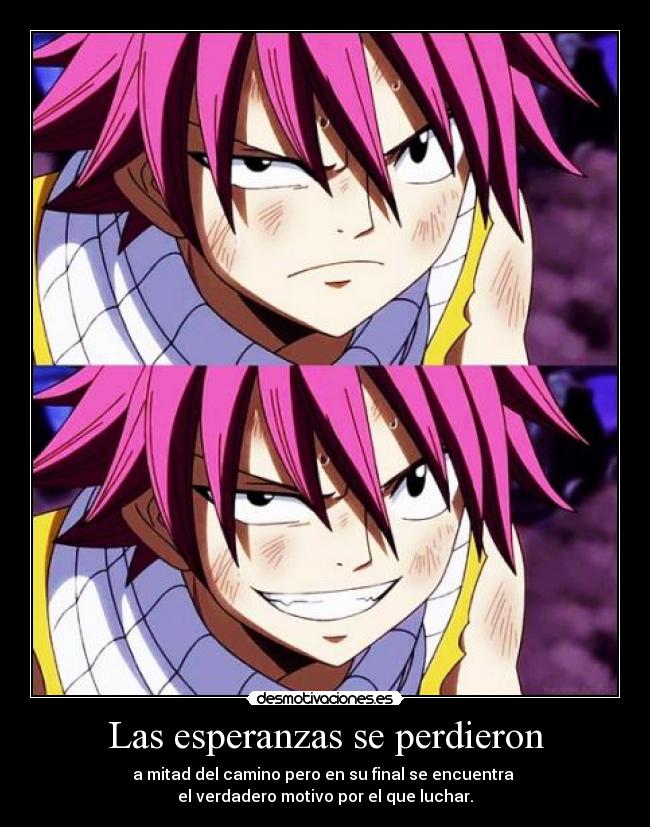 carteles fairy tail natsu desmotivaciones