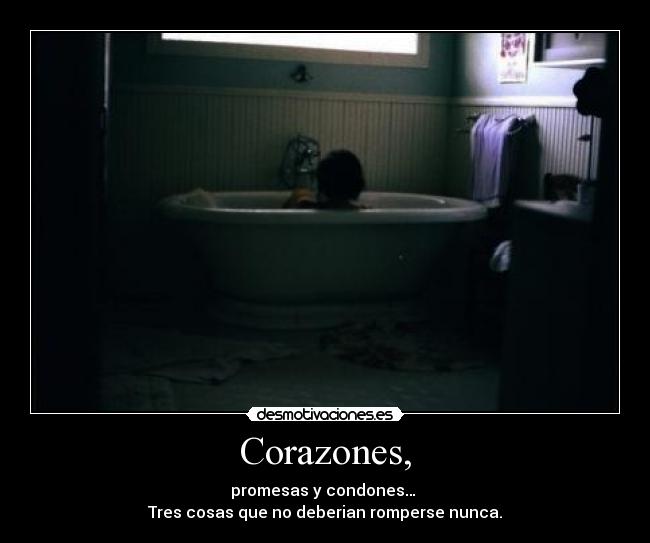 Corazones, -