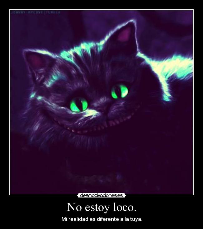 No estoy loco. -