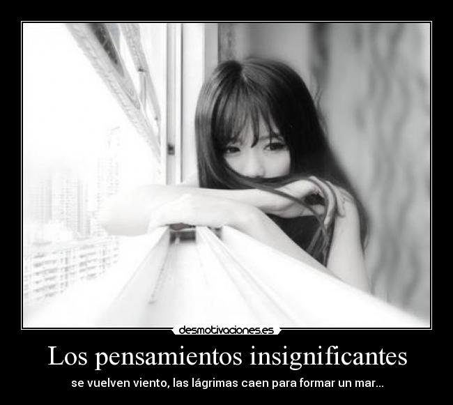 Los pensamientos insignificantes - 