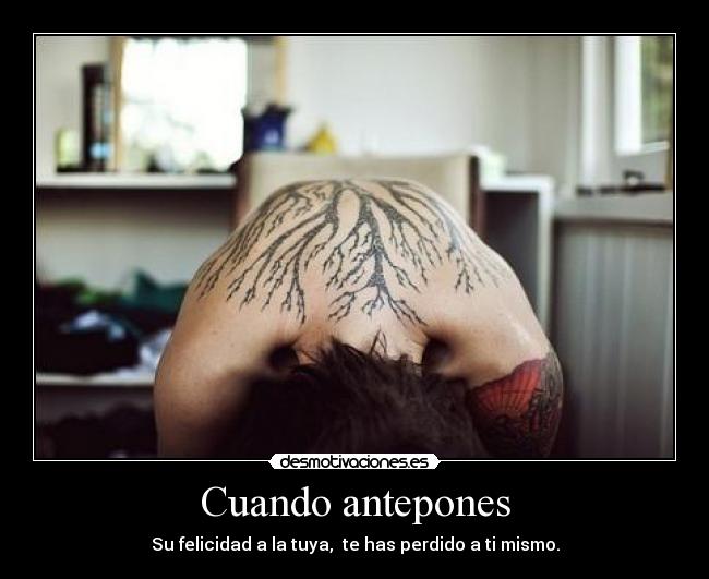 Cuando antepones - 