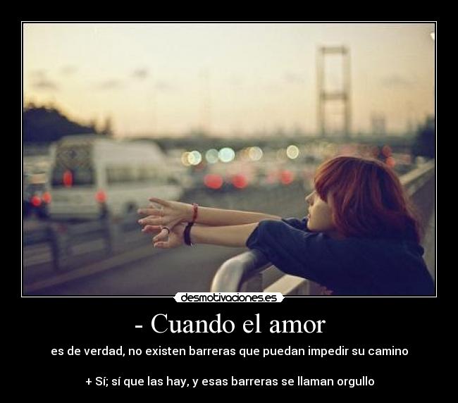 - Cuando el amor -