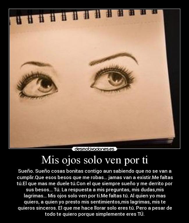Mis ojos solo ven por ti - 