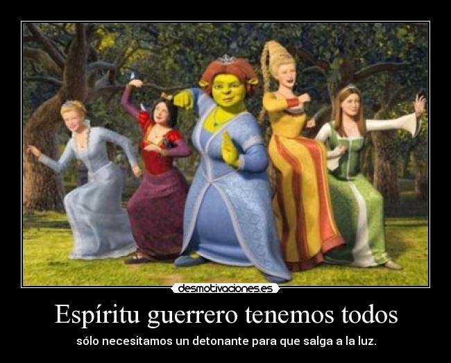 carteles angiejett shrek desmotivaciones