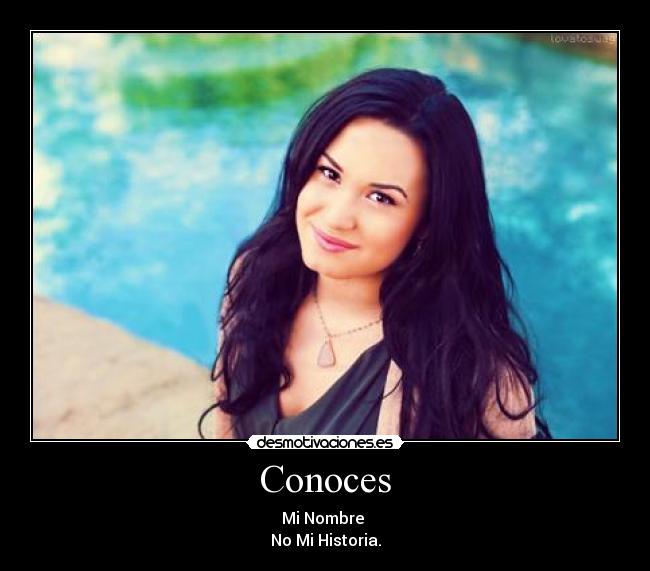Conoces - Mi Nombre
No Mi Historia.
