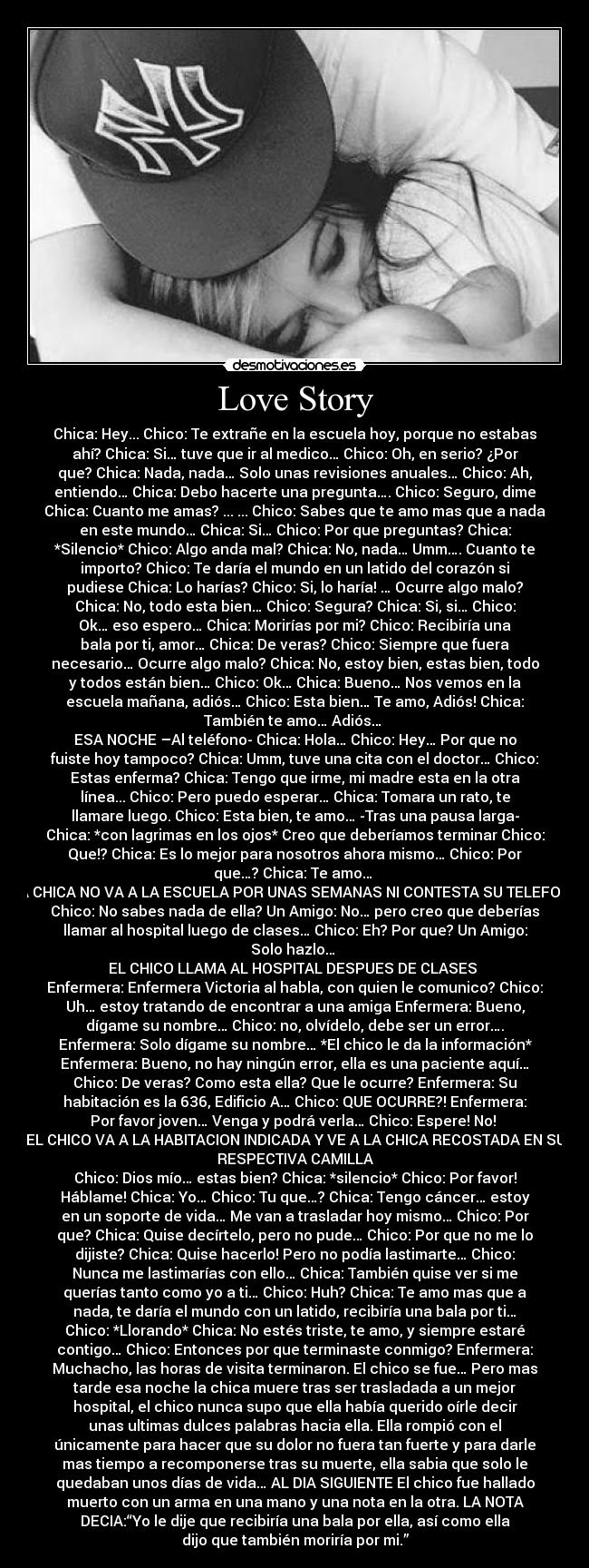 carteles verdadesjamasdichas amo esta historia desmotivaciones