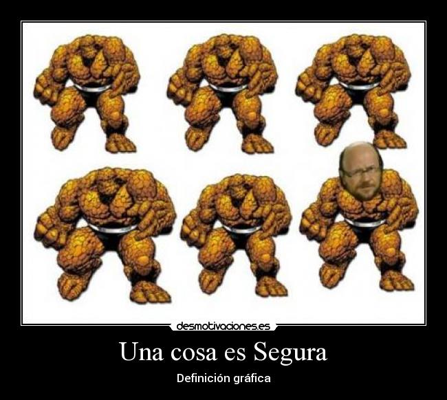 Una cosa es Segura - Definición gráfica
