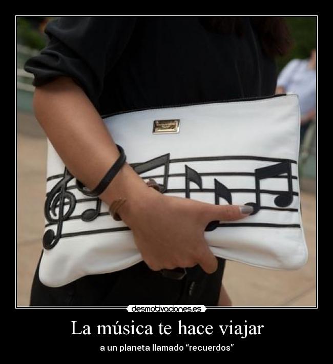 La música te hace viajar -