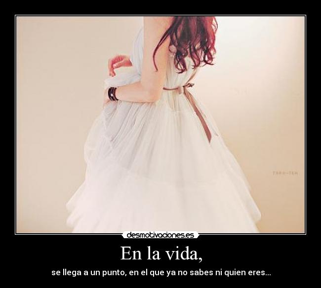 En la vida, - 