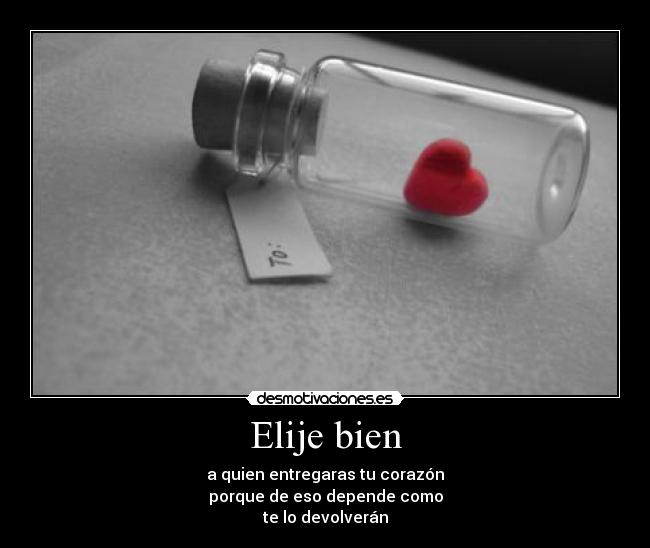 Elije bien -