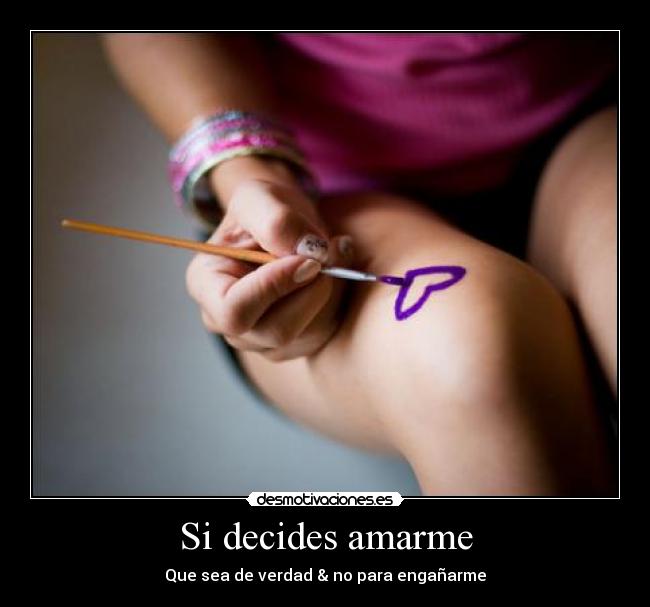 Si decides amarme - 